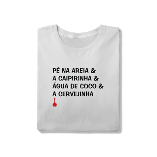 Nome do produto Camiseta Pé na Areia