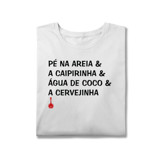 Nome do produto Camiseta Plus Size Pé na Areia