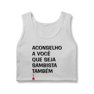 Nome do produto Regata Seja Sambista Também