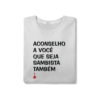 Nome do produto Camiseta Seja Sambista Também