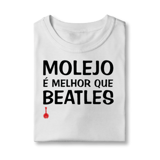 Nome do produto Camiseta Infantil Molejo é Melhor que Beatles