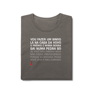 Nome do produto Baby Look Vou Fazer um Bingo - Estonada