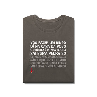 Nome do produto Camiseta Vou Fazer um Bingo - Estonada