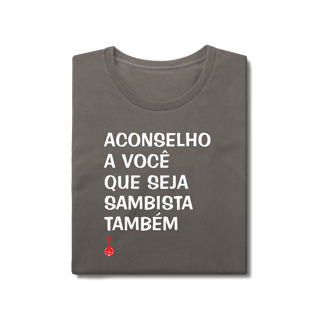 Nome do produto Baby Look Seja Sambista Também - Estonada