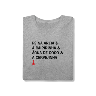 Nome do produto Camiseta Pé na Areia