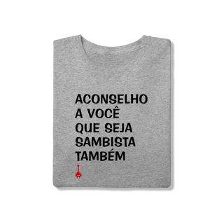 Nome do produto Camiseta Seja Sambista Também