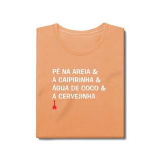 Nome do produto Baby Look Pé na Areia - Estonada