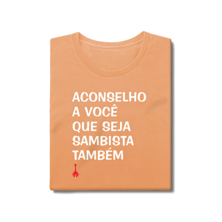 Nome do produto Baby Look Seja Sambista Também - Estonada