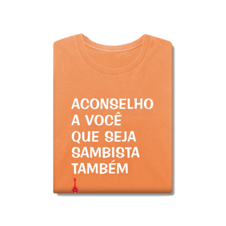 Nome do produto Camiseta Seja Sambista Também - Estonada