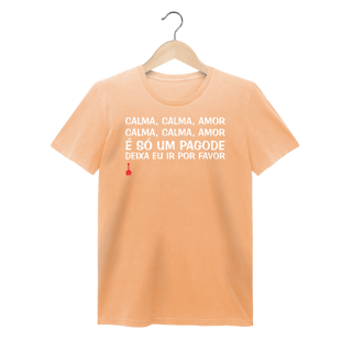 Nome do produto Baby Look Calma, Calma, Amor - Estonada