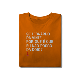 Nome do produto Camiseta Se Leonardo Da Vinte