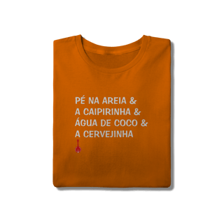 Nome do produto Camiseta Pé na Areia