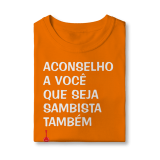 Nome do produto Camiseta Infantil Seja Sambista Também