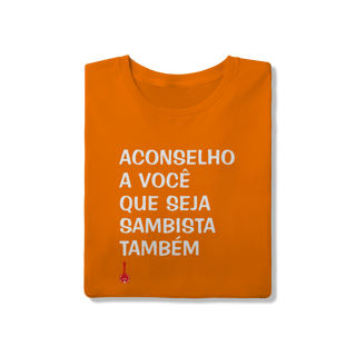 Nome do produto Camiseta Seja Sambista Também
