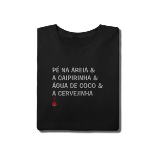 Nome do produto Camiseta Pé na Areia