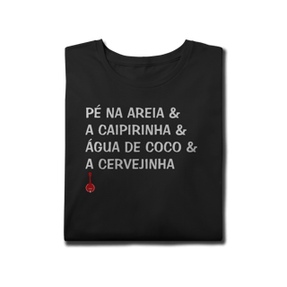 Nome do produto Camiseta Plus Size Pé na Areia