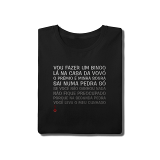 Nome do produto Camiseta Vou Fazer um Bingo