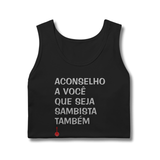 Nome do produto Regata Seja Sambista Também