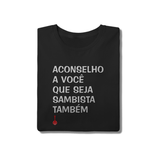 Nome do produto Camiseta Seja Sambista Também