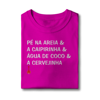Nome do produto Camiseta Infantil Pé na Areia