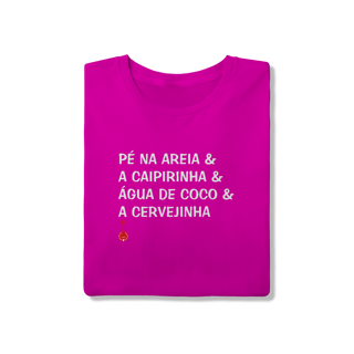 Nome do produto Camiseta Pé na Areia