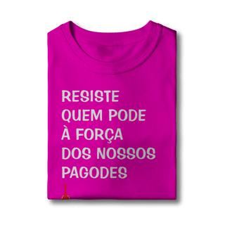 Nome do produto Camiseta Infantil Resiste Quem Pode