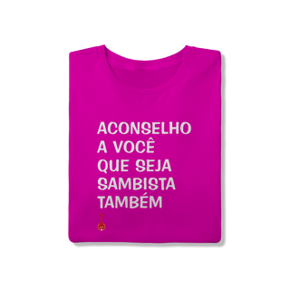 Nome do produto Camiseta Seja Sambista Também
