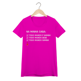 Nome do produto Baby Look Na Minha Casa Todo Mundo é Bamba