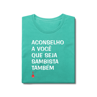 Nome do produto Baby Look Seja Sambista Também - Estonada