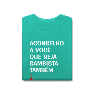 Nome do produto Camiseta Seja Sambista Também - Estonada