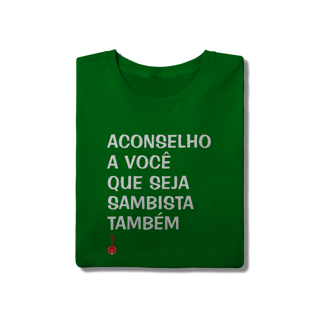 Nome do produto Camiseta Seja Sambista Também