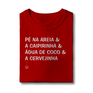 Nome do produto Camiseta Infantil Pé na Areia