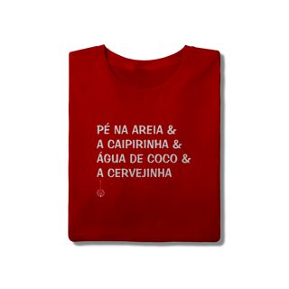 Nome do produto Camiseta Pé na Areia