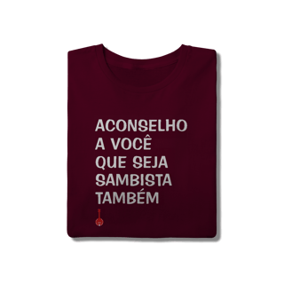 Nome do produto Camiseta Seja Sambista Também