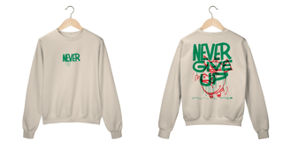 Nome do produto Moletom Prime Never Give Up