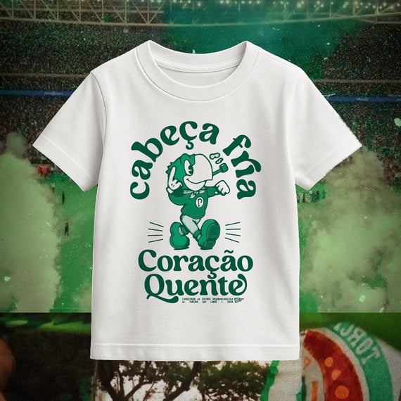 Camiseta Infantil_Juvenil Cabeça Fria [2 - 8 _frente]