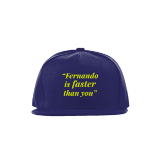 Nome do produto Boné Fernando Alonso Faster Than You [SEM TELA] 