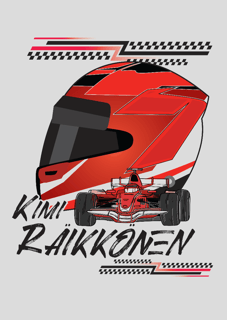 Nome do produto Poster Kimi Räikkönen Old Times