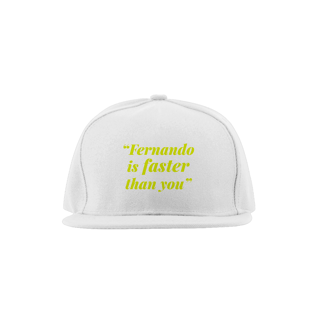 Nome do produto Boné Fernando Alonso Faster Than You [SEM TELA] 