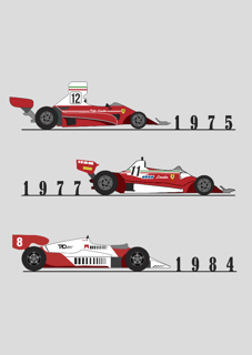 Nome do produto Poster Niki Lauda F1 Legend