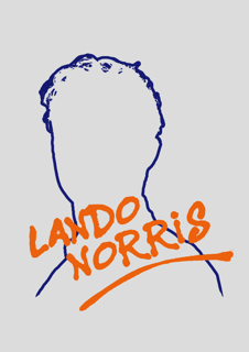 Nome do produto Poster Lando Norris Good Vibes