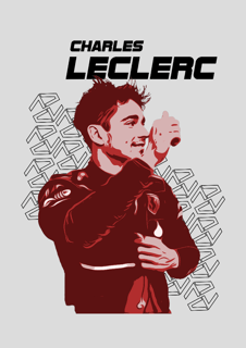 Nome do produto Poster Charles Leclerc, The Prince of F1