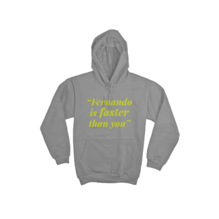 Nome do produto Moletom Fernando Alonso Faster Than You