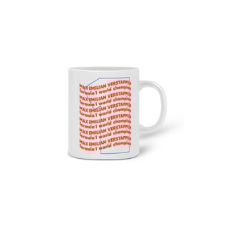 Nome do produto Caneca Max Verstappen, The World Champion