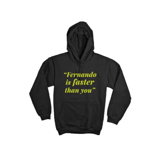 Nome do produto Moletom Fernando Alonso Faster Than You