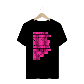 Nome do produto Plus Size Camiseta Meu lugar é em Interlagos