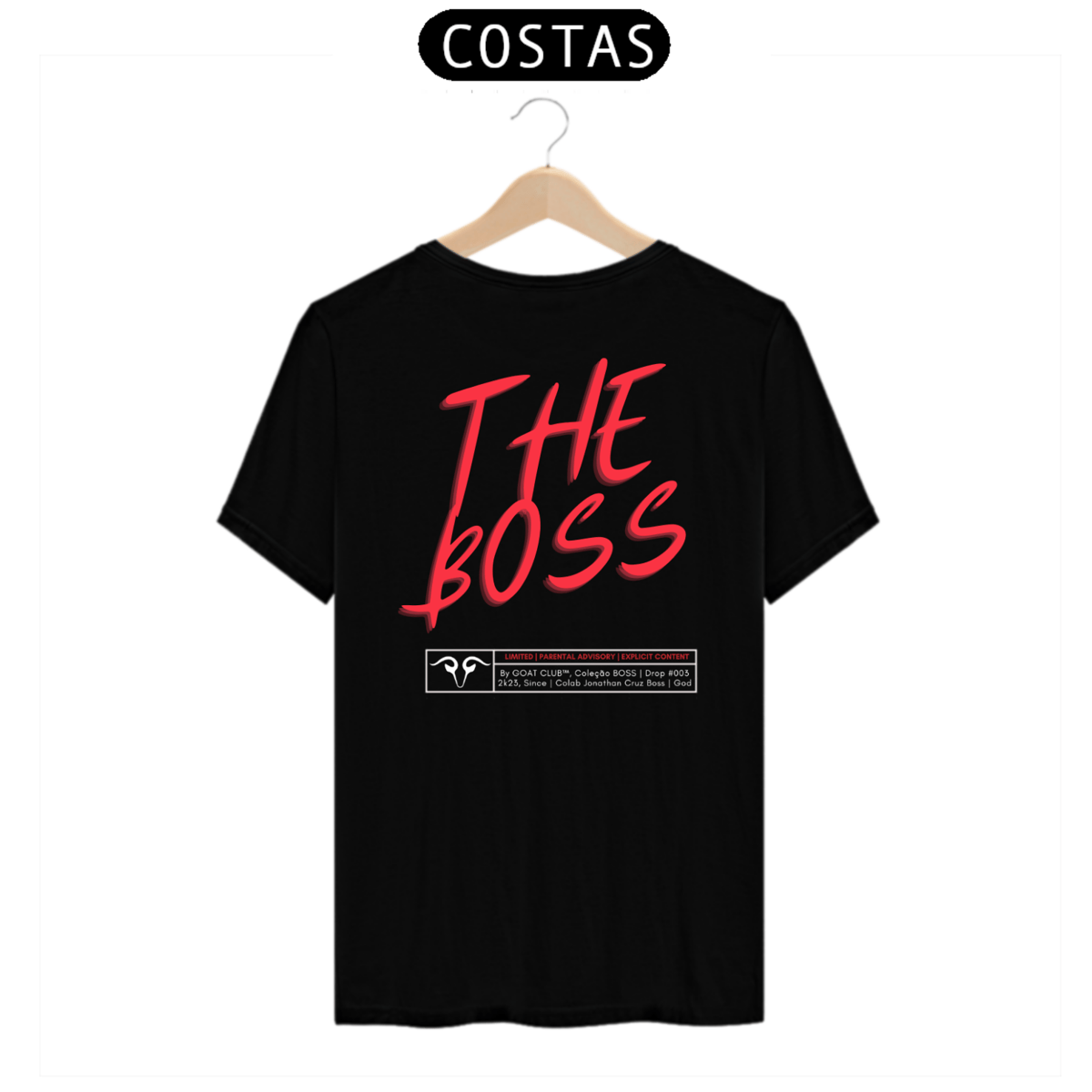 Nome do produto: THE BOSS - Colab Jonathan Cruz