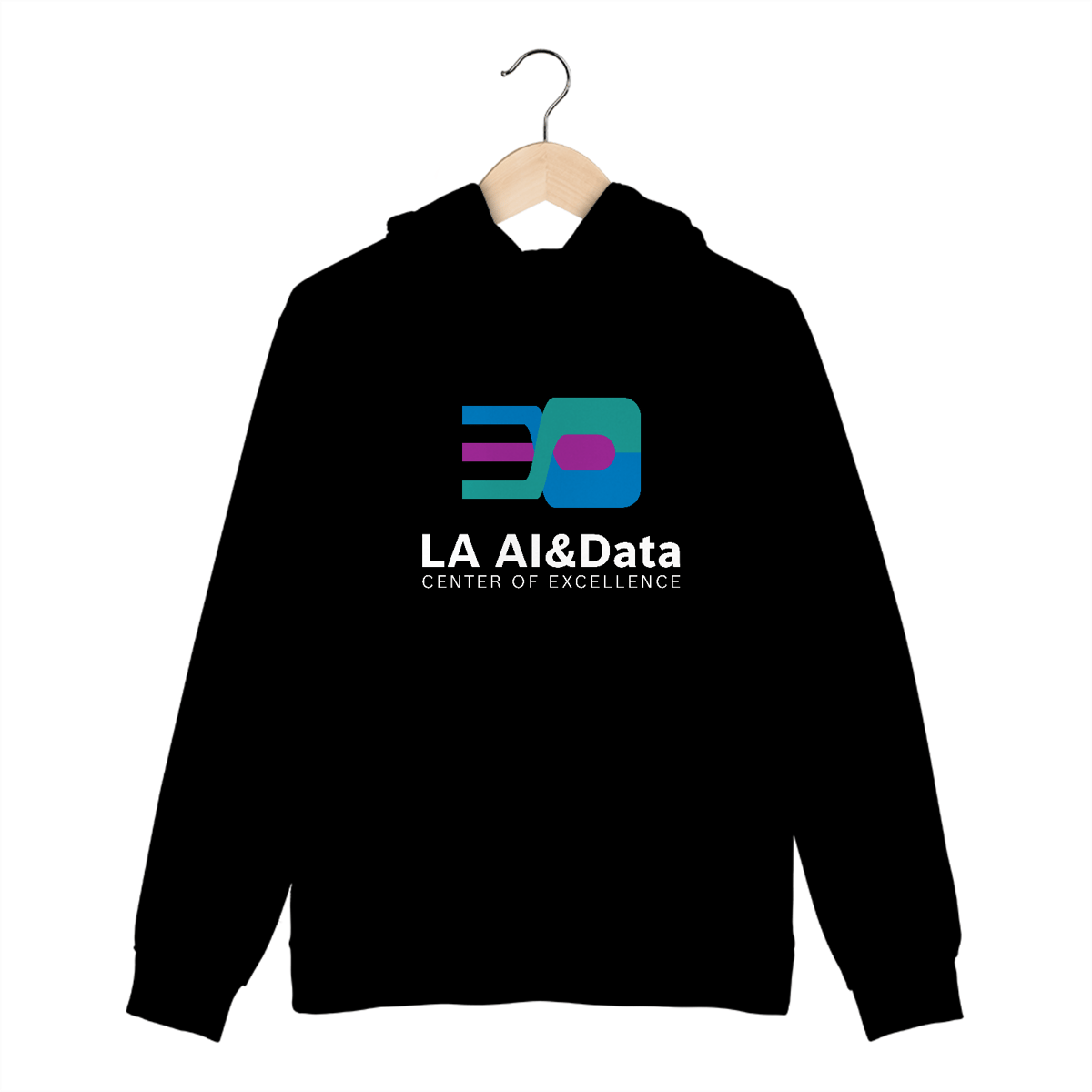 Nome do produto: Moletom Canguru Preto LA CoE Team