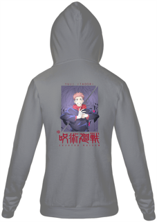 Nome do produto MOLETOM JUJUTSU KAISEN COM ZÍPER 