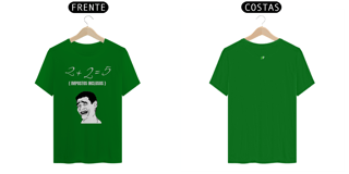 Nome do produto Camiseta  2 + 2 = 5 Impostos Inclusos - NB